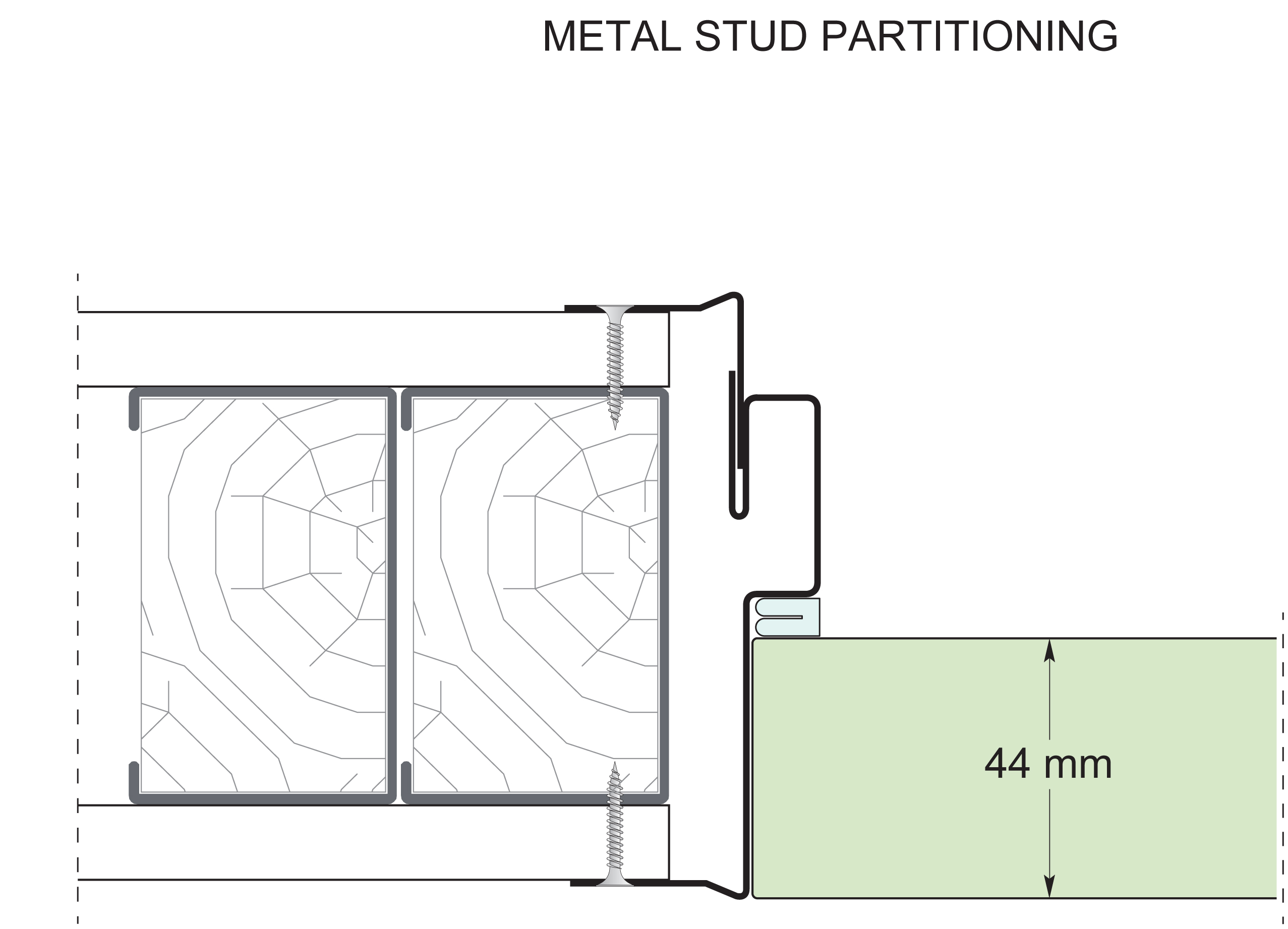 stud partitioning