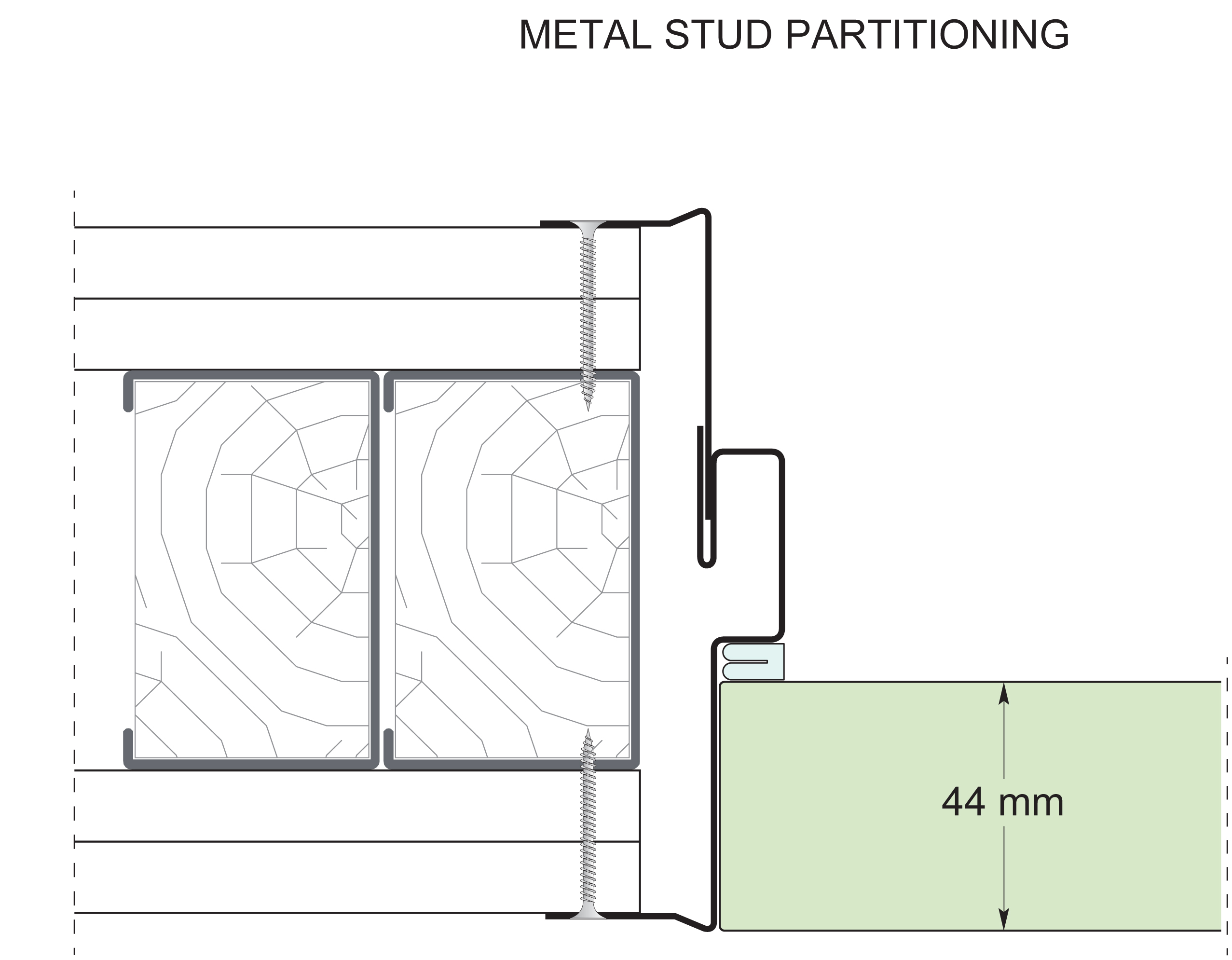 stud partitioning